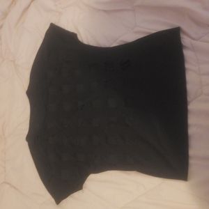 Sexy Black Fitted Shirt